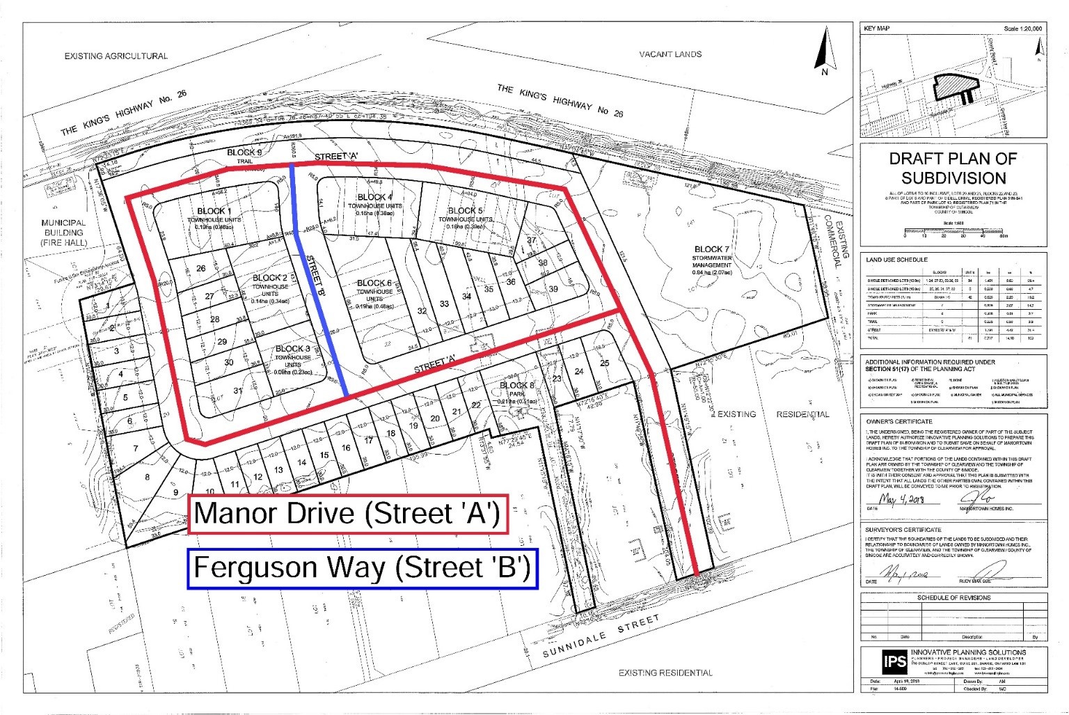 Manor Drive & Ferguson Way Map