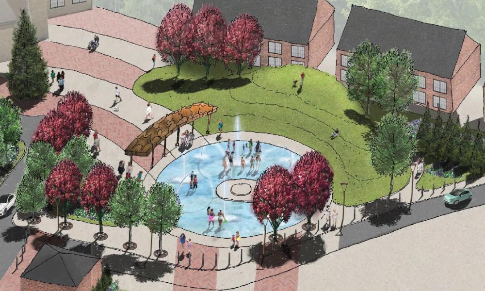 Stayner Downtown Improvement Plan - Market Square Rendering