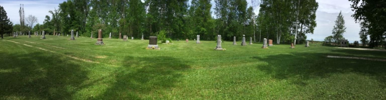 Panorama of Bethel Union Cemetery
