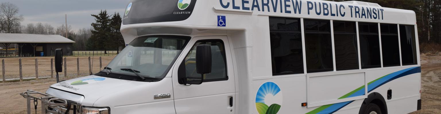 Clearview public transit bus