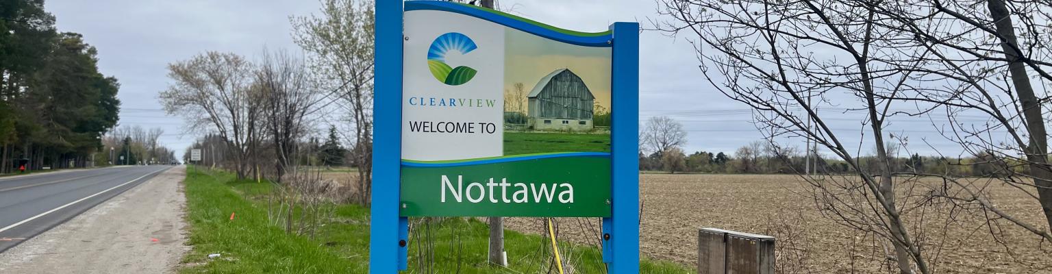 Nottawa Community Sign
